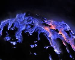 イジェン火山の画像