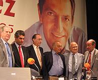 De izquierda a derecha, Alfonso Osorio, Adolfo Suárez Illana, Jaime Lamo de Espinosa - 1118328267_2
