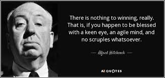 Alfred Hitchcock quote: There is nothing to winning, really. That ... via Relatably.com