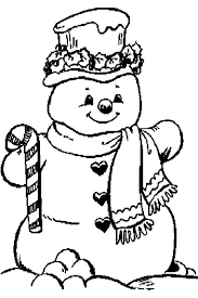 Image result for coloring book snowmen