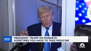Trump Stands Firm on Tariffs Amid Market Turmoil, Calls Action 'Medicine'
