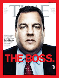 The Boss | Jan. 21, 2013 &middot; Previous Week&#39;s Cover &middot; Following Week&#39;s Cover &middot; Portrait of Chris Christie. Cover Credit: MARCO GROB FOR TIME - 1101130121_600
