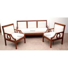 Image result for WOODEN SOFA SET