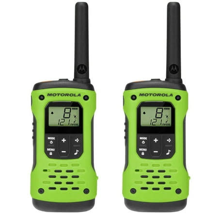 Motorola (2 Pack) Talk About 35 Mile Range Radios 56 KM Range Green T600 H2O