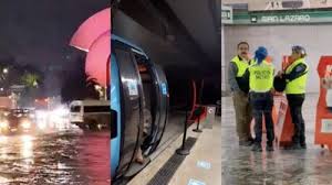 Del Metro a la Cámara de Diputados: intensas lluvias en la CDMX dejan fuertes afectaciones