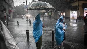 Las lluvias fuertes persistirán en Ciudad de México y otras entidades, con riesgo de granizo y actividad eléctrica