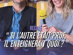 Recalé : Si Alexandre Kominek et Laurence Arné était prof, il enseignerait quoi ?