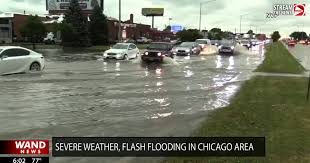 Flash flooding reported across the Chicago area