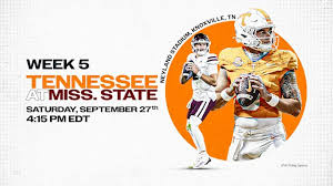 Tennessee at Mississippi State football game live updates