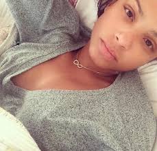 Christina Milian&#39;s Flawless Makeup Free Bedroom Photo via Relatably.com