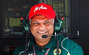 Main man: Tony Fernandes, the boss of Team Lotus, at the Malaysian GP Photo: GETTY IMAGES - tony_1882030c