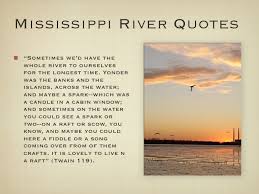 River Symbolism In Huck Finn Quotes - river symbolism in huck finn ... via Relatably.com