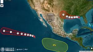 Huracán “Fausto” y tormenta “Bertha” avanzan sin representar riesgo para México