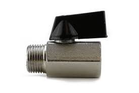 1/4" Mini MNPT x 1/4" FNPT Ball Valve WOG 200 PSI A-14MF ...