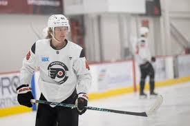 Flyers’ Trevor Zegras, Matvei Michkov, and Christian Dvorak Connecting Seamlessly