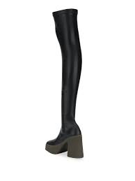 Stella McCartney Platform thigh-high Boots | Black | FARFETCH
