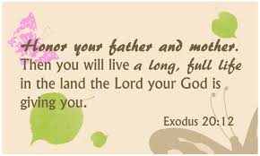 Image result for honor thy father and thy mother
