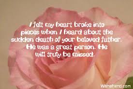 Sympathy Messages For Loss Of Father via Relatably.com