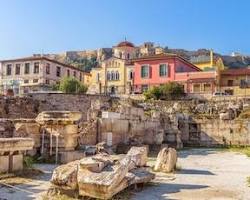 Immagine di Vista sull'Acropoli da Plaka, Atene