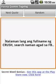 Funny Quotes Tagalog APK Download - Free Entertainment app for ... via Relatably.com