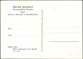 Ansichtskarte / Postkarte Tänzerin Gerda Deckert, Kostüme ...