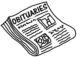 Image result for images of an obit