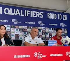 Kyrgyzstan and UAE teams hold pre-match press conferences in Bishkek