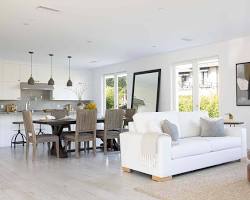 Image of living room with a dining area