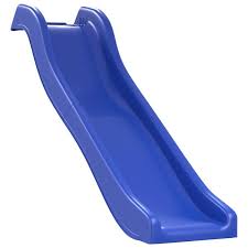 vidaXL Play Slide Blue 175x38x23 cm Polypropylene | vidaXL.co.uk