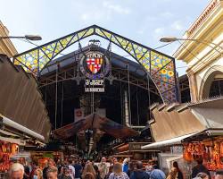 Image of La Boqueria market in Barcelona