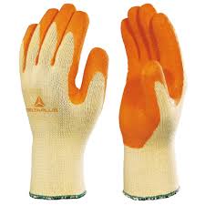 Delta Plus VE730OR Knitted Cotton / Polyester Gloves with ...
