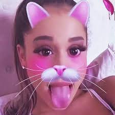 Résultat de recherche d'images pour "ariana grande snapchat"