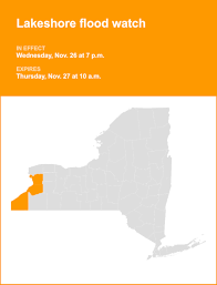Lakeshore Flood Watch Issued for Western New York and Upper Peninsula