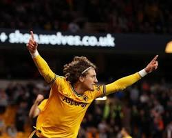 Image of Fabio Silva celebrating a goal for Wolverhampton Wanderers