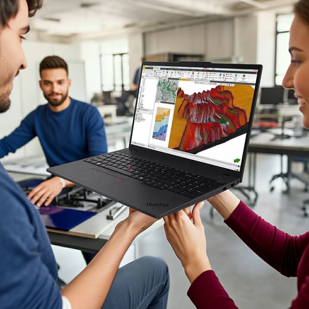 Lenovo ThinkPad P16s Gen 4 AMD AMD Ryzen AI 9 HX PRO 370 Prozessor 2,00 GHz bis zu 5,10 GHz, Windows 11 Pro 64, 2 TB SSD M.2 2280 PCIe 4.0 Performance TLC Opal, 16 Inch, Black