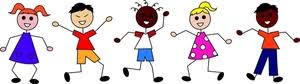 Image result for clip art kids stick figures