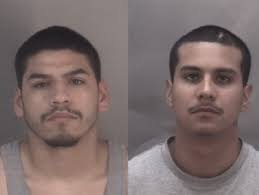 Joseph Sessums, right, and Jose DeLaRosa were charged with capital murder for a drive-by shooting. Gabriel Cerda was also charged but is not pictured. - delarosa-and-sessums