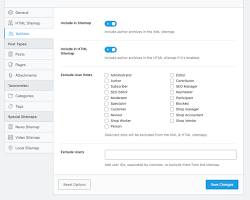 Image of Rank Math SEO > Sitemap Settings > HTML Sitemap