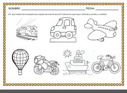 Resultado de imagen para de los medios de transportes para colorear
