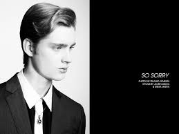 So Sorry–Inspired by the British teddy boy of the 1950′s, photographer Pelagio Armenta enlists young Uno Barcelona model Diego Moncada for our latest ... - so-sorry1
