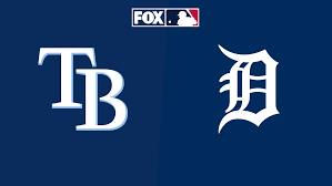 Tampa Bay Rays vs Detroit Tigers MLB matchup at Comerica Park