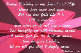 Wife Birthday Poems via Relatably.com