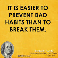 Bad Habits Quotes. QuotesGram via Relatably.com