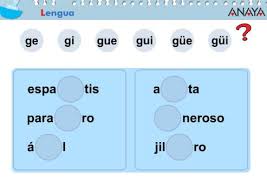 Resultado de imagen de ga go gu  gü gue gui 1º primaria