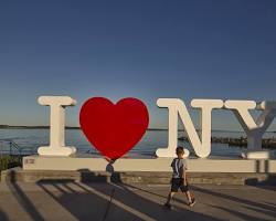 Image of I Love NY sign, New York City