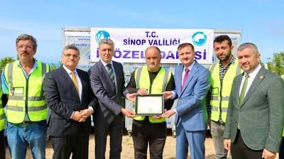 Sinop İl Özel İdaresine sıfır atık belgesi İhlas Haber Ajansı