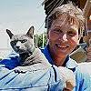 Ashley the Korat cat safe and sound with her owner, Bradwell-on-Sea It was feared that their cat Ashley had died during the incident, but the following day ... - 03ashley02_tn