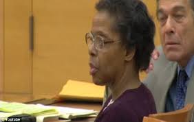 Grandmother: Loretta Pierce is being tried for manslaughter, accused of not doing anything to help the child and failing to help her death - article-2141277-12FCC96F000005DC-136_634x401