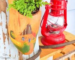 Image of Upcycled shoe planter