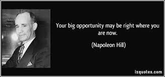 Top 21 admired quotes about big opportunity photograph English ... via Relatably.com